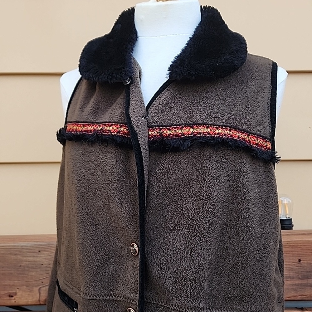 Vintage western style vest - Picture 2 of 9